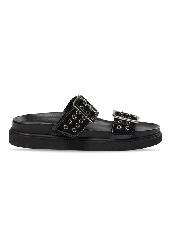 Augusta - Zwart lak-sandalen-Pavement-Butler Loftet