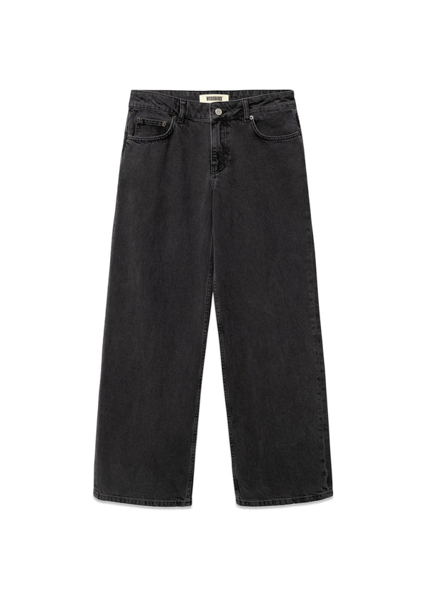 Aya Crow Jeans - Zwart Vintage-Jeans-Woodbird-Butler Loftet
