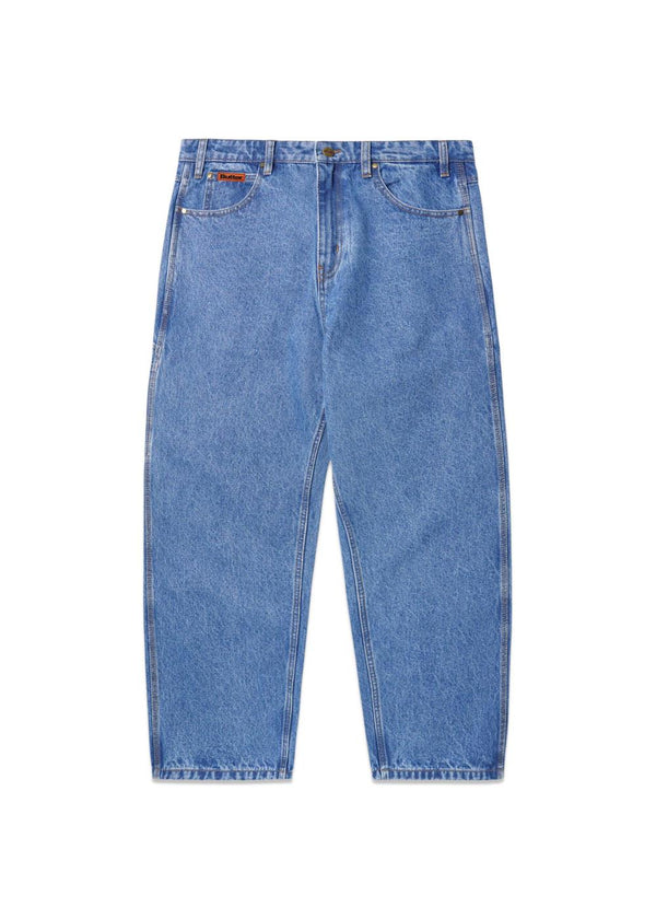 Baggy Denim Jeans - Washed Indigo-Jeans-Butter Goods-Butler Loftet