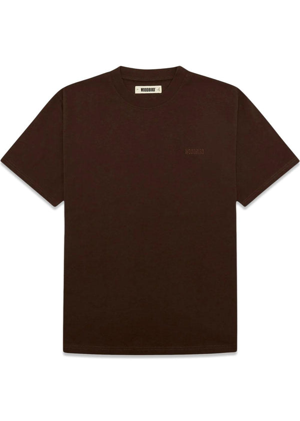 Baine Base tee - Bruin-T-shirts-Woodbird-Butler Loftet