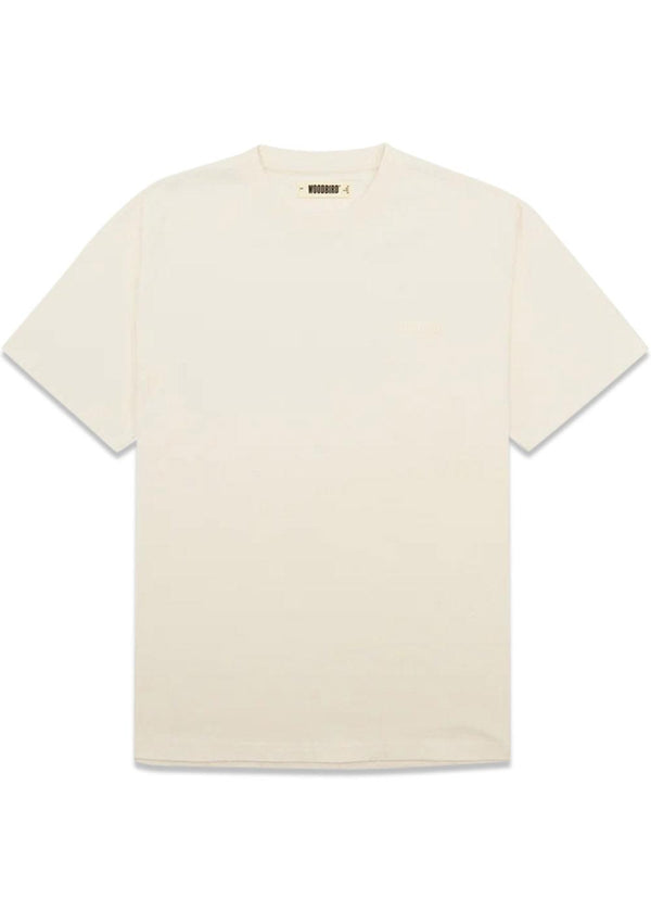 Baine Base T-shirt - Off White-T-shirts-Woodbird-Butler Loftet