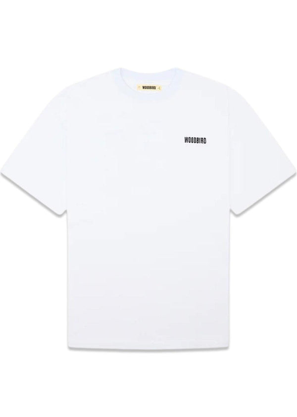 Baine Durian Tee - White-T-shirts-Woodbird-Butler Loftet