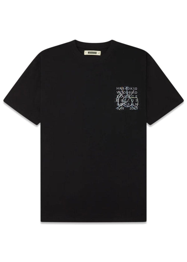 Baine Metro Tee - Black-T-shirts-Woodbird-Butler Loftet