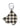 Banaan Sleutelhanger Fluweel - Zwart-Accessoires-Ganni-Butler Loftet