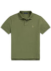 Basic Mesh Polo - Stofgroen-T-shirts-Ralph Lauren-Butler Loftet