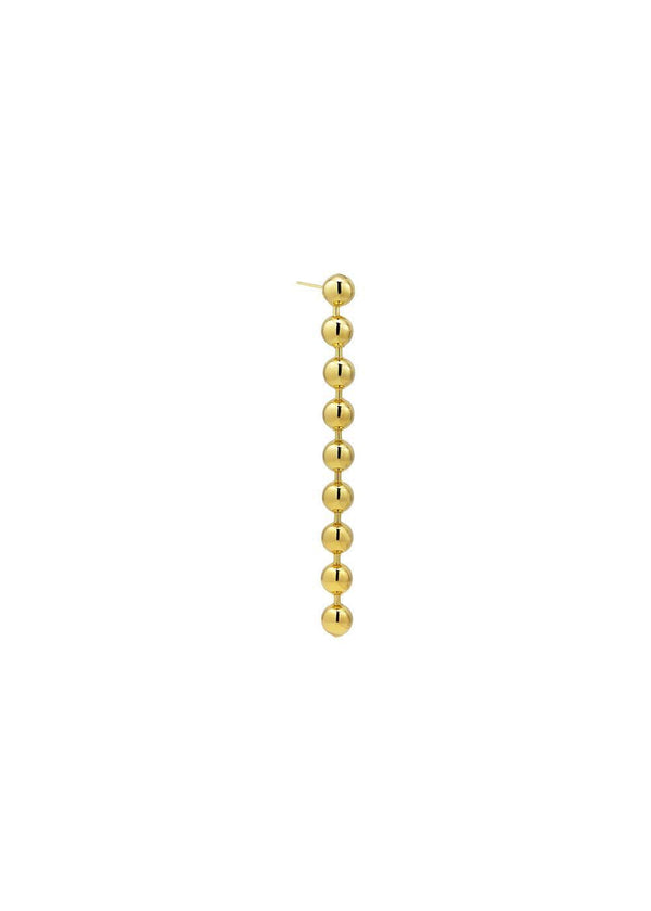 Big Atomic Chain Stud - Verguld-Sieraden-Jane Kønig-Butler Loftet