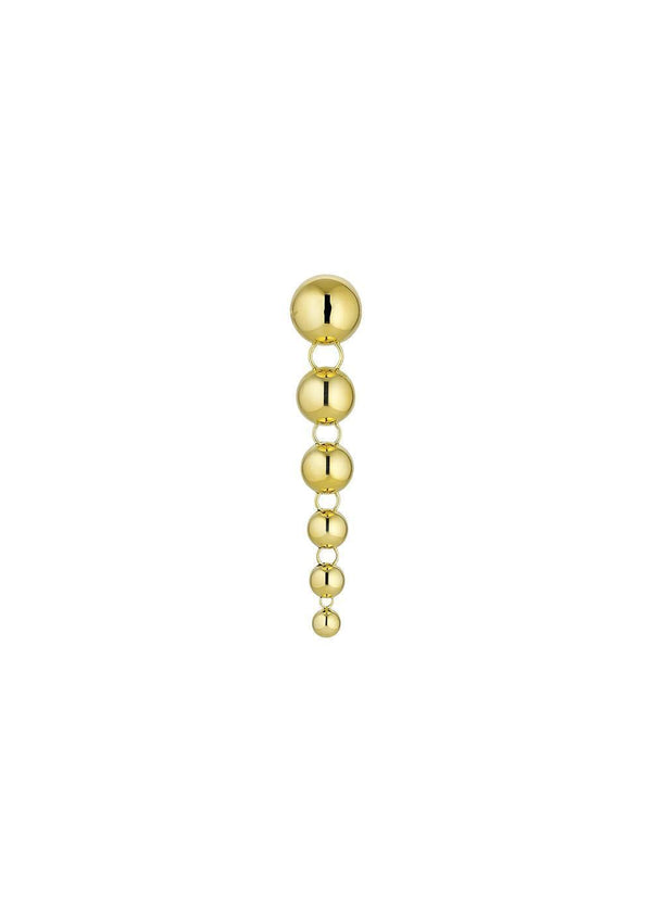 Big Atomic Drop Stud - Gouden sieraden-Jane Kønig-Butler Loftet