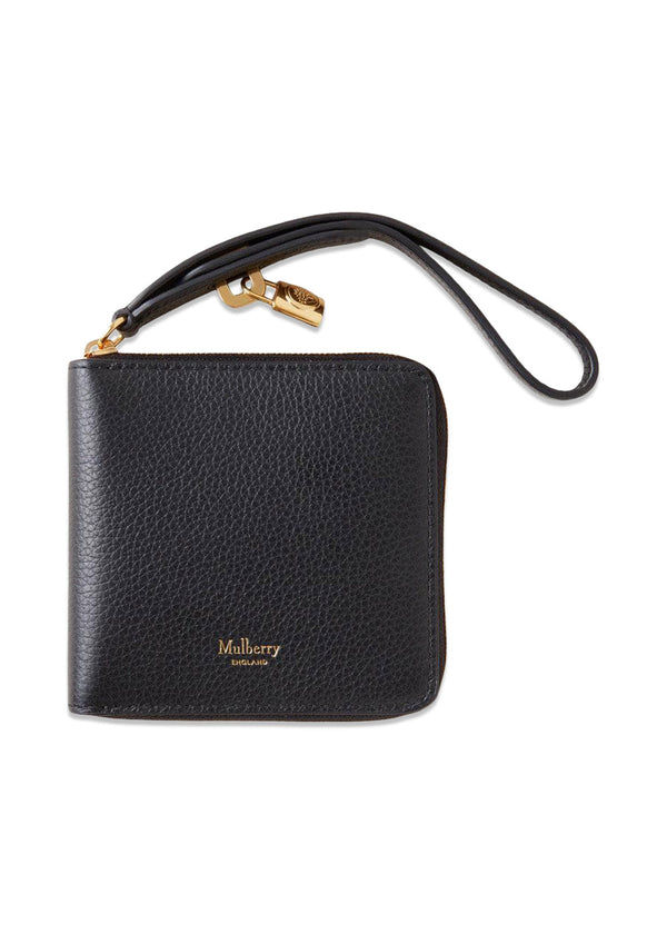 Billie Zip Around Purse SCG - Black-Wallet/Purse-Mulberry-Butler Loftet