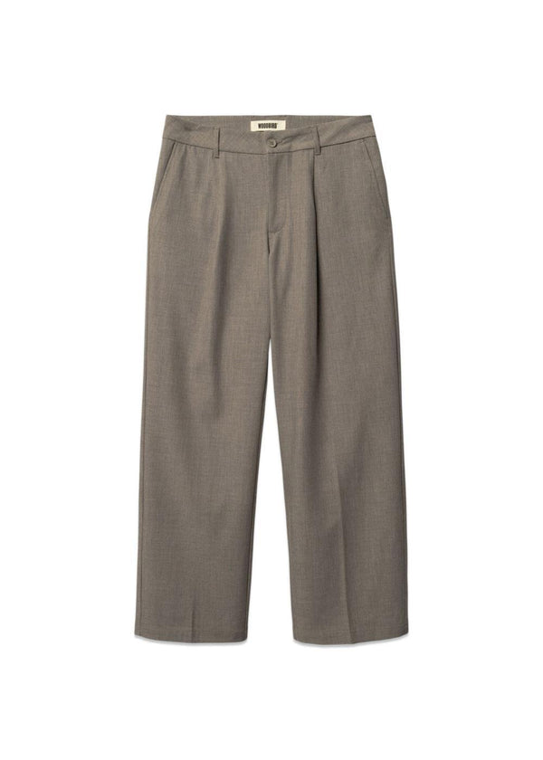 Bin Guan Broek - Sand Melange-Broek-Woodbird-Butler Loftet