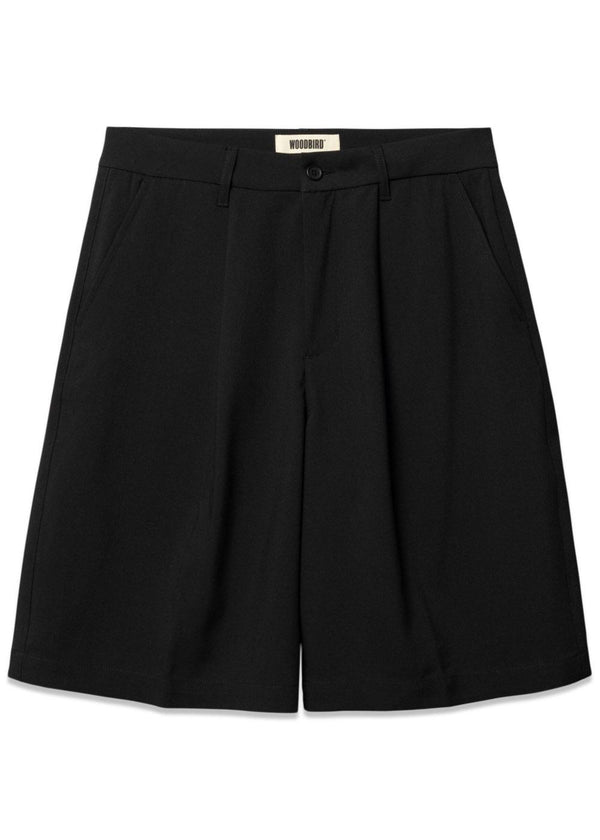 Bin Guan Shorts - Zwart-Shorts-Woodbird-Butler Loftet