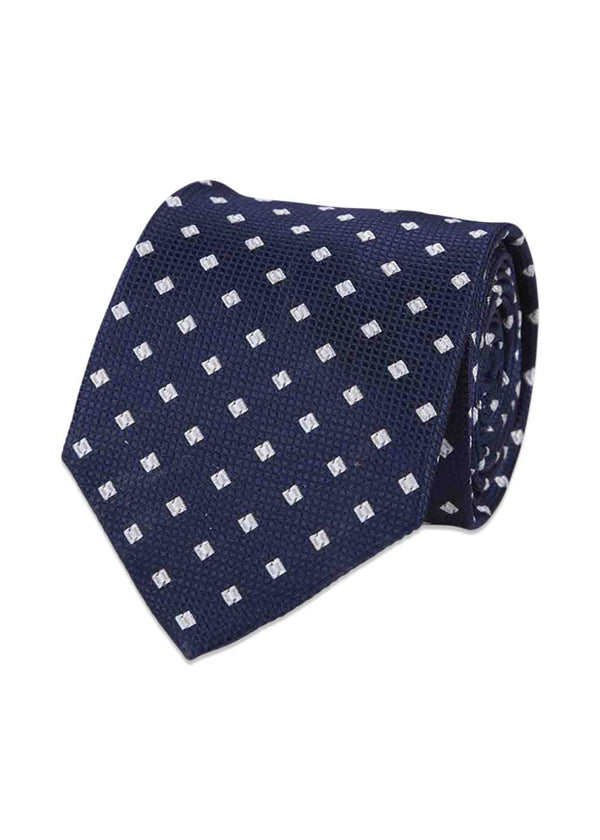 Blauwe Zijden Stropdas - Blauw-Accessoires-Portia-Butler Loftet