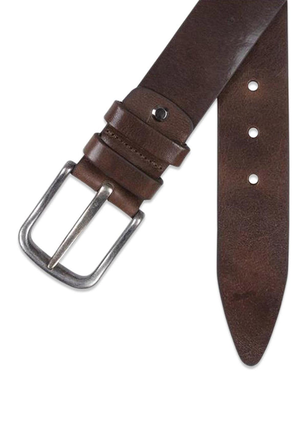 Bruine volnerf leren riem - Brown-Belts-Portia-Butler Loftet