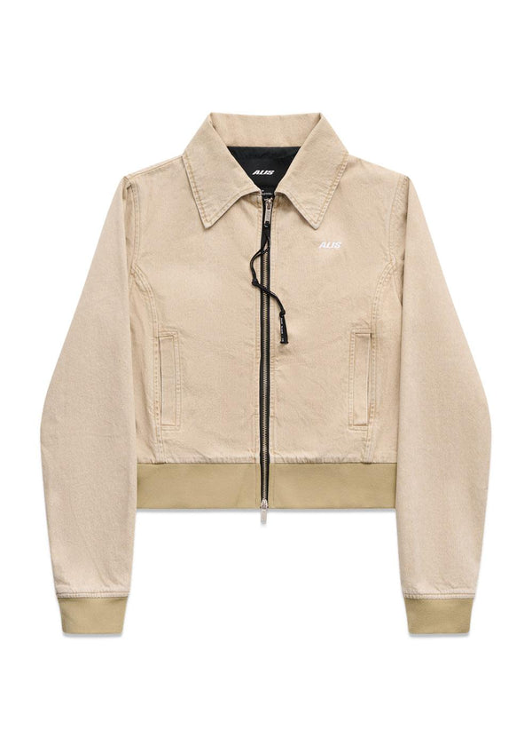 CLARENCE KORT GEFIT JAS - Faded Sand-Outerwear-ALIS-Butler Loftet