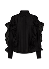 CMMOLLY-SHIRT - Zwart-Overhemden-Copenhagen Muse-Butler Loftet