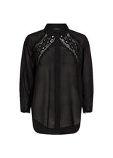 CMMOLLY-SHIRT - Zwart-Overhemden-Copenhagen Muse-Butler Loftet