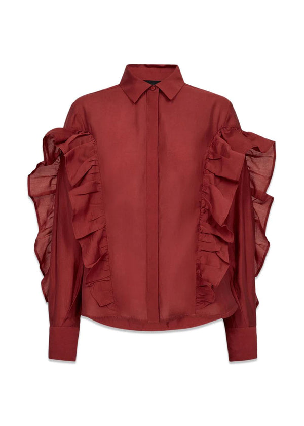 CMMOLLY-SHIRT - Rode Peer-Overhemden-Copenhagen Muse-Butler Loftet