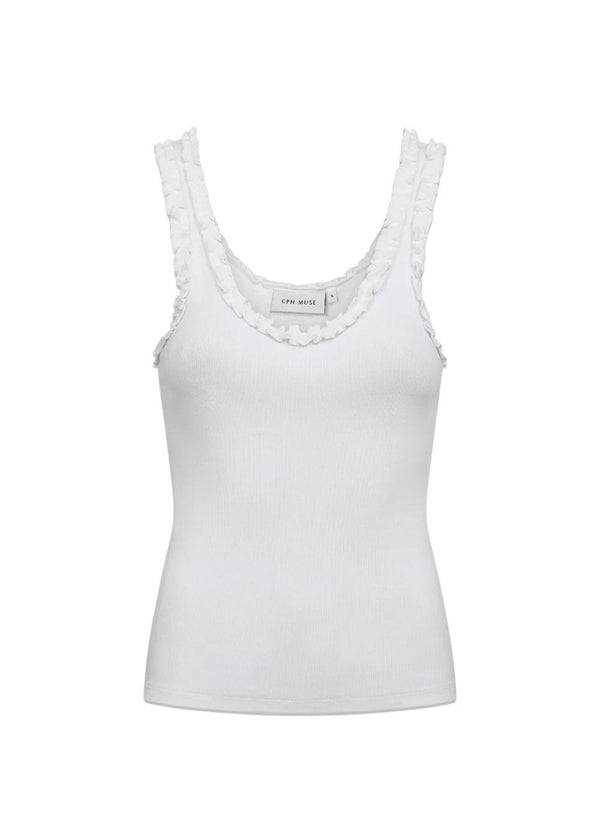 CMSIV-TOP - Bright White-Top-Copenhagen Muse-Butler Loftet