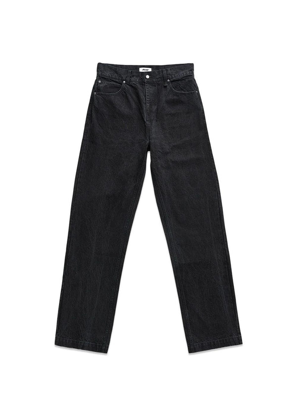 CORY STRAIGHT FIT JEANS - Washed Black-Jeans-ALIS-Butler Loftet