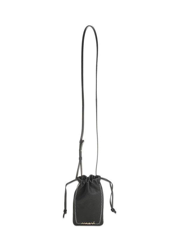 CROSS BODY TELEFOONHOUDER - Zwart-Bags-Marni-Butler Loftet