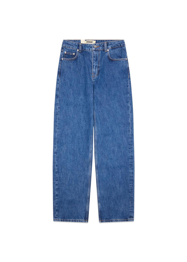 Carla Stone Jeans - Blauw-Jeans-Woodbird-Butler Loftet