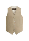 Carlo Gilet - Nubuck Beige-Blazers-Oscar Jacobson-Butler Loftet