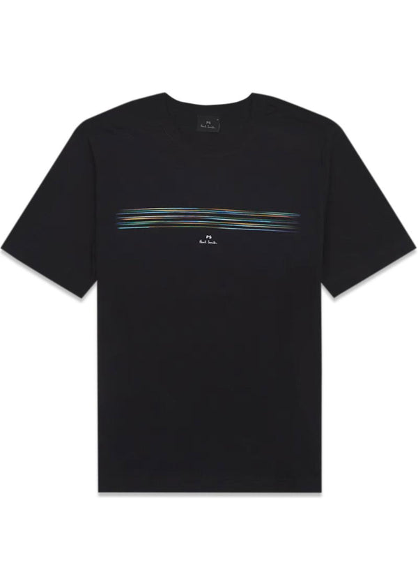 Casual Fit T-shirt Strepen - Zwart-T-shirts-Paul Smith - PS-Butler Loftet