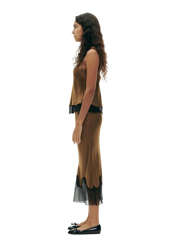 Catania Top - Olijf-Blouses-The Garment-Butler Loftet