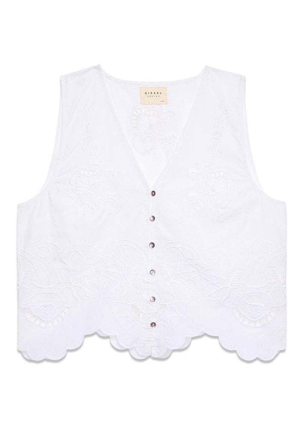 Celestine Top - Wit-Top-Sissel Edelbo-Butler Loftet