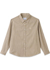 Checkered Shirt - Beige-Shirts-Globe Studios-Butler Loftet