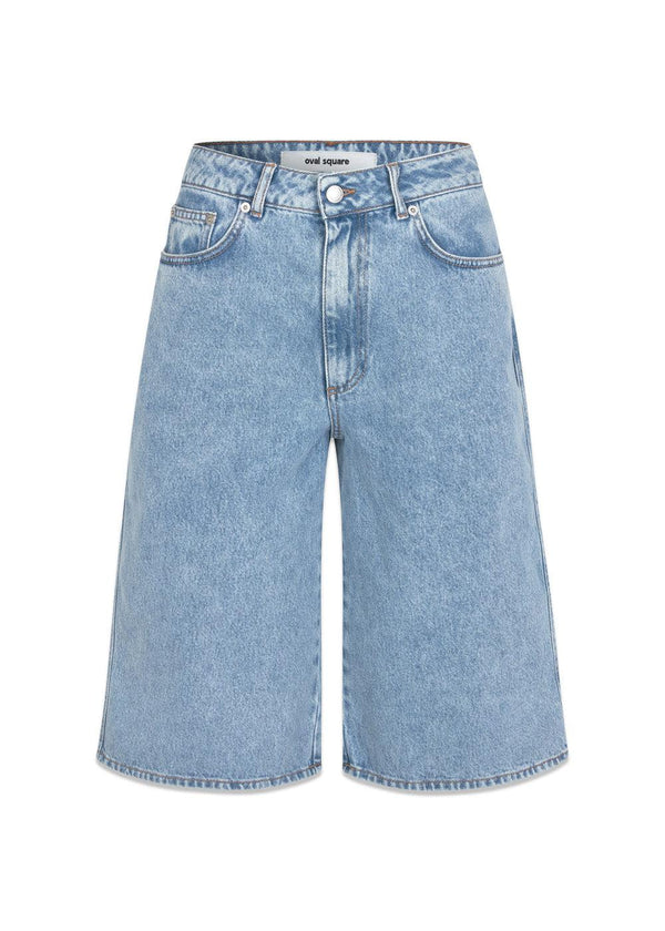 City Denim Shorts 0105 - Lichtblauw-Shorts-Oval Square-Butler Loftet