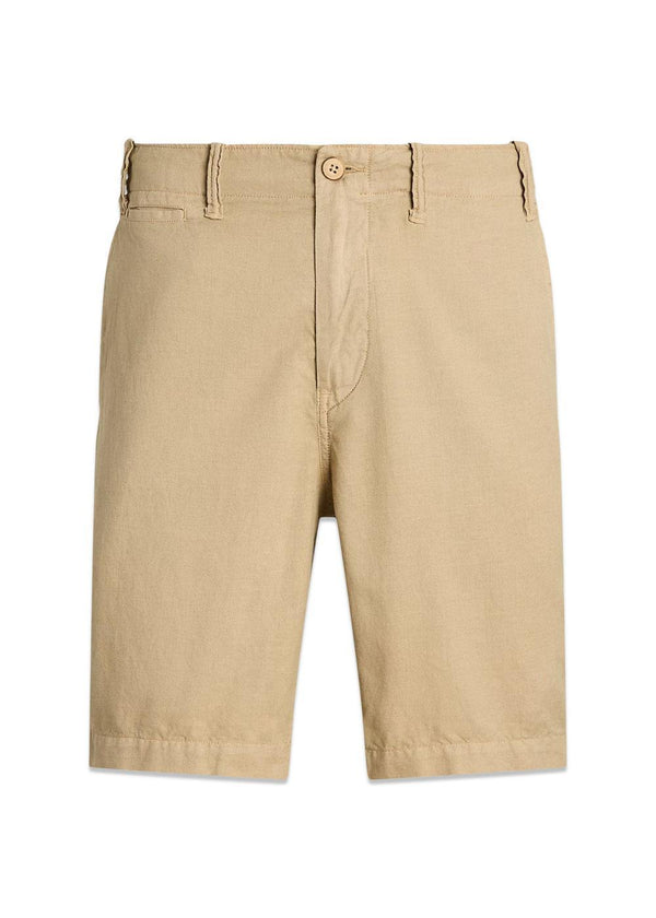 Classic Fit Linnen Katoenen Short - Beige-Shorts-Ralph Lauren-Butler Loftet