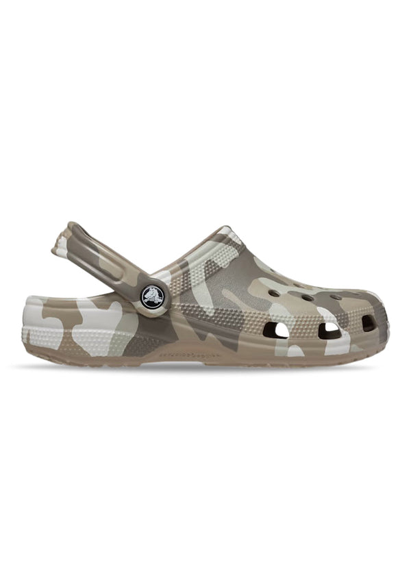 Classic Printed Camo Clog - Mushroom/Multi-Shoes-Crocs-Butler Loftet