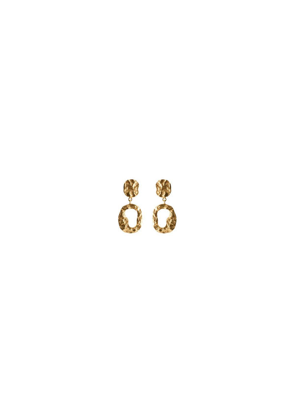 Cloud Earrings - Golden-Jewellery-Pernille Corydon-Butler Loftet