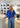 Coral Top - Mazarine Blue-Blouses-Sissel Edelbo-Butler Loftet