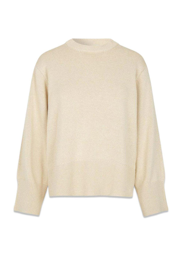 CorbinMD o-neck - Summer Sand-Knitwear-Modström-Butler Loftet