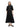 Cotton Poplin Long Shirt Dress - Black-Dress-Ganni-Butler Loftet