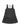 Cotton Poplin U-neck Mini Dress - Black-Dress-Ganni-Butler Loftet