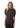 Cottuna Drapy Mesh Top - Brown-Blouses-Neo Noir-Butler Loftet