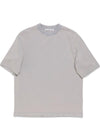 T-shirt met ronde hals, ontspannen unisex pasvorm - Dusty Purple-T-shirts-Acne Studios-Butler Loftet