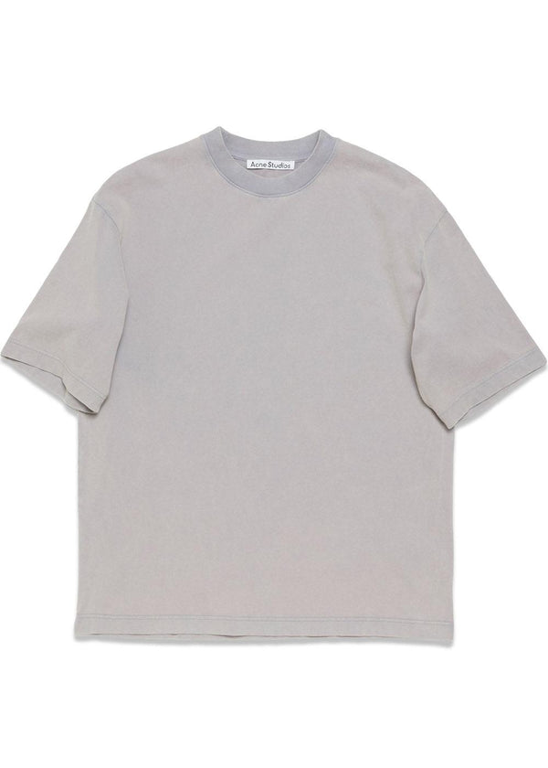 T-shirt met ronde hals, ontspannen unisex pasvorm - Dusty Purple-T-shirts-Acne Studios-Butler Loftet