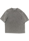 T-shirt met ronde hals, relaxte unisex-pasvorm - Faded Black-T-shirts-Acne Studios-Butler Loftet