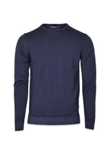 Crewneck Merino - Notte-Knitwear-Daniele Fiesoli-Butler Loftet