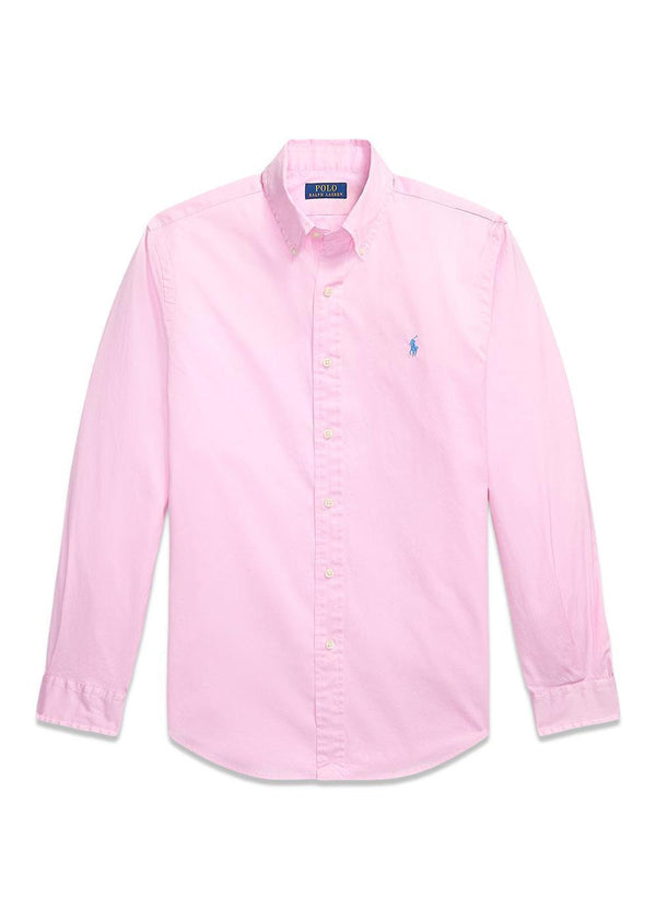 Op maat gemaakt overhemd van vedergewicht twill - Roze-Overhemden-Ralph Lauren-Butler Loftet