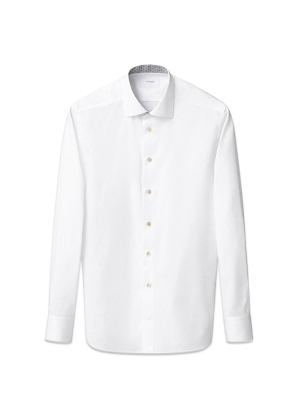 Cut Away Single Slim - Wit-Overhemden-Eton-Butler Loftet