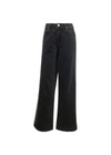 DENIM 3S PANT - True Black Denim-Broek-Adidas Originals-Butler Loftet