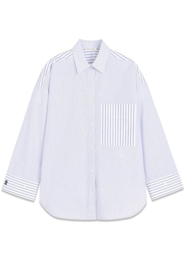 DERRIS - Zwart Wit Mix-shirts-door Malene Birger-Butler Loftet
