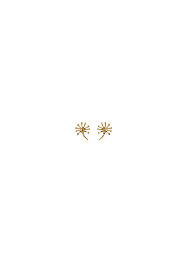 Dandelion Earsticks - Goldplated-Jewellery-Pernille Corydon-Butler Loftet