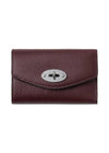 Darley Gevouwen Portemonnee met Meerdere Kaarten SCG - Zwart Kersen-Portemonnee/Portemonnee-Mulberry-Butler Loftet