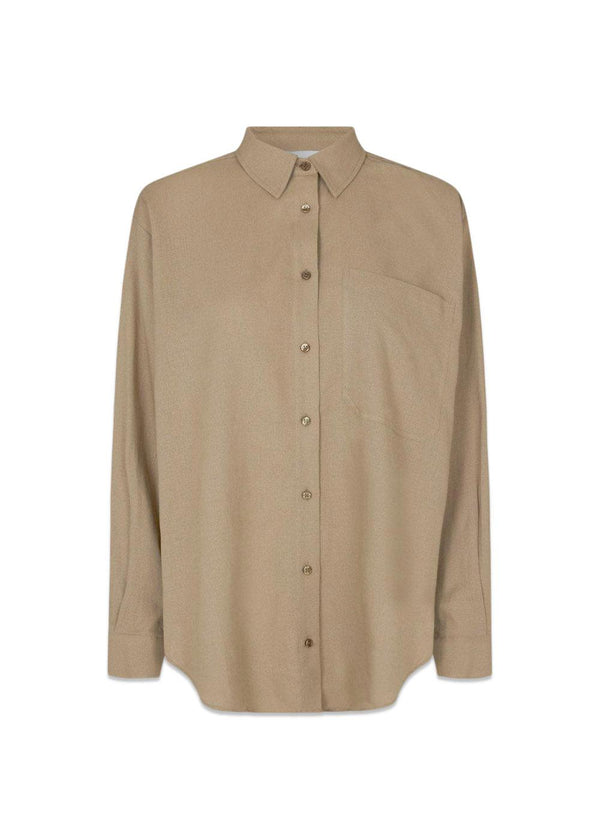 Modströms DarrelMD-shirt - Dune. Koop hier overhemden.