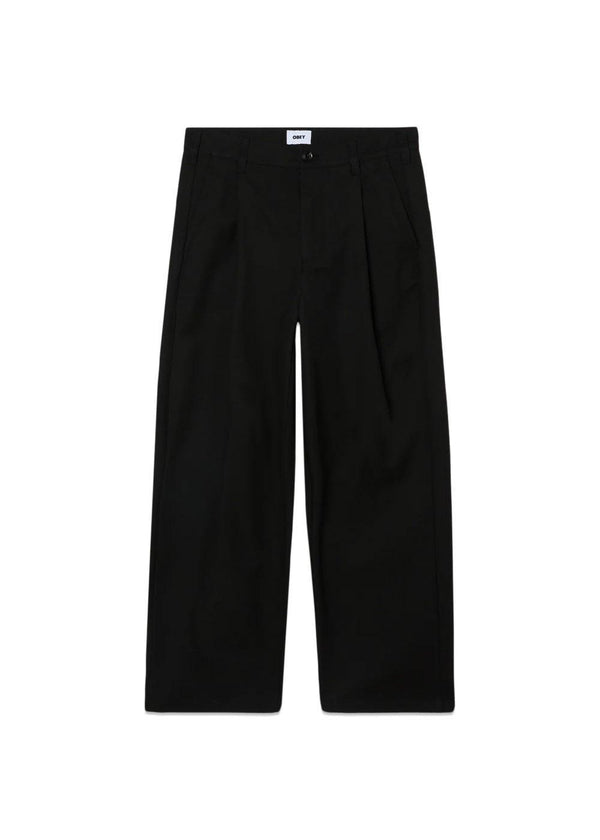 Dean Geplooide Broek - Zwart-Broek-OBEY-Butler Loftet